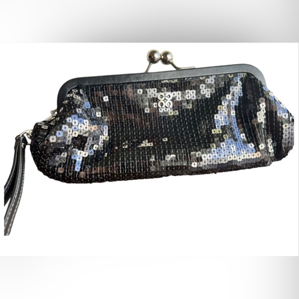 COACH Black Sequin Clutch bag